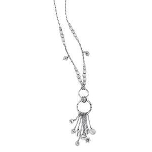 Lia Sophia  Retired Necklace "Lovely Day" Silver chain